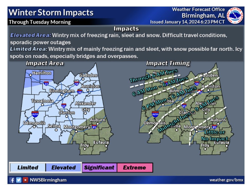 Homewood City Schools closed Tuesday 1 16 24 due to winter